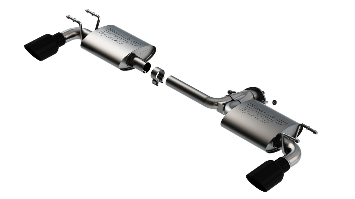 Borla 11970BC Axle-Back Exhaust System - S-Type - Truck Part Superstore