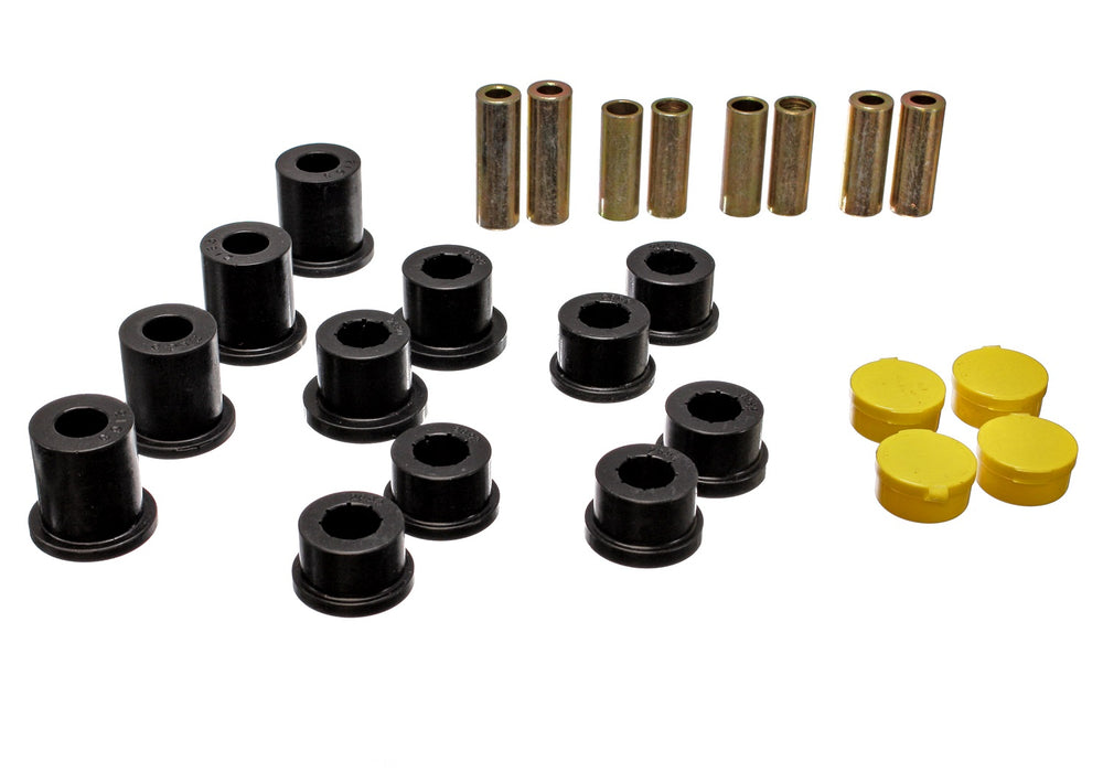 Energy Suspension 11.3105G Control Arm Bushing Set; Black; Front; Performance Polyurethane; - Truck Part Superstore