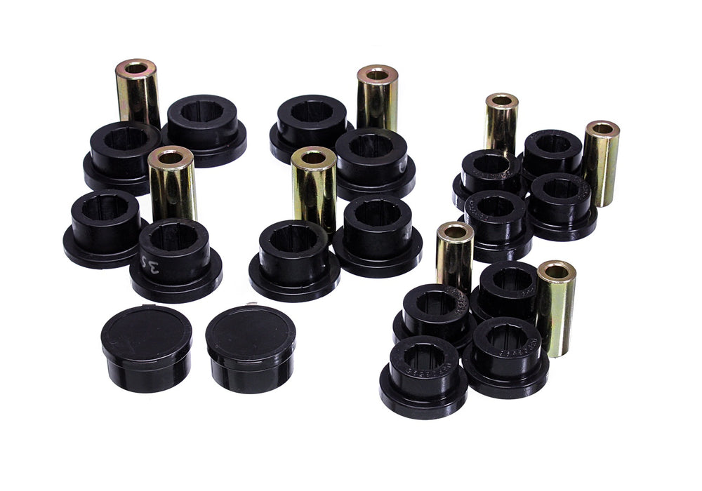 Energy Suspension 11.3111G Control Arm Bushing Set; Black; Front; Performance Polyurethane; - Truck Part Superstore