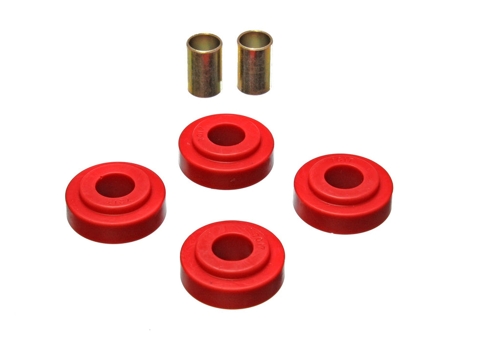 Energy Suspension 11.7101R Strut Rod Bushing Set; Red; Front; Performance Polyurethane; - Truck Part Superstore