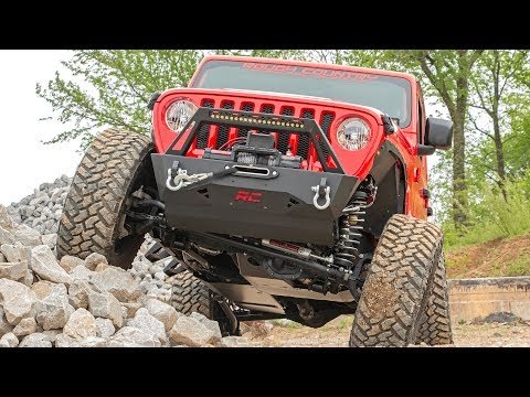 Rough Country 10616 Jeep Engine + Transfer Case Skid Plate System 18-19 JL Unlimited 3.6L Rough Country - Truck Part Superstore