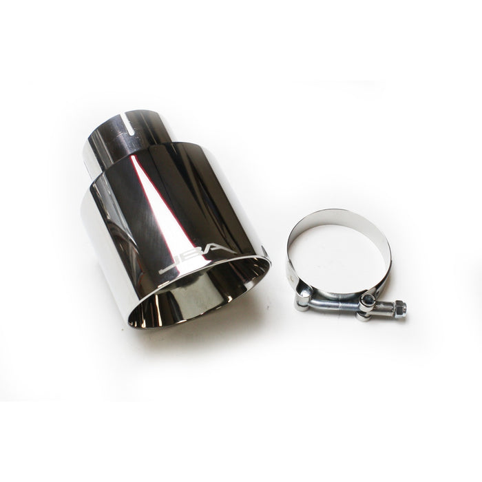 JBA Racing Headers 12-08257 2.5" x 4" x 5 3/4" Double Wall Polished S/S Chrome Tip - Truck Part Superstore
