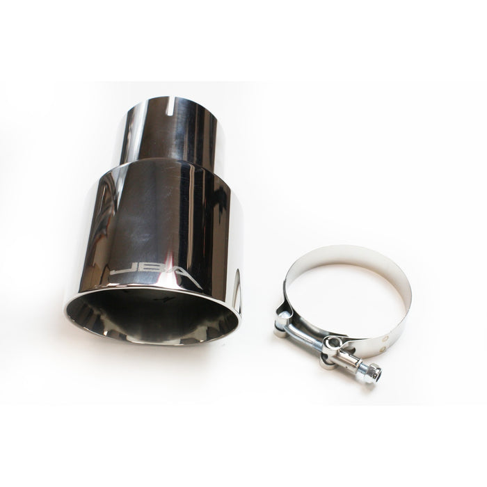 JBA Racing Headers 12-08272 3" x 4" x 7 1/4" Double Wall Polished S/S Chrome Tip - Truck Part Superstore