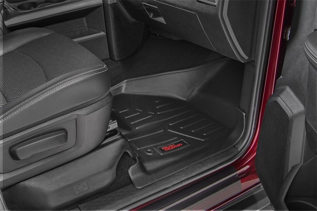 Rough Country M-3121 Heavy Duty Floor Mats Front-12-18 Dodge RAM Regular/Quad Cab Rough Country - Truck Part Superstore