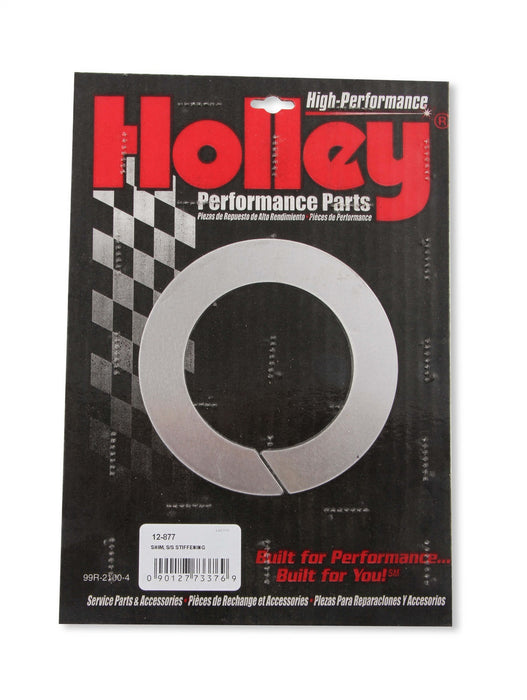 Holley 12-877 Fuel Pump Hanger Shim; Universal; For Polypropylene Tanks Only; S/S Stiffening; - Truck Part Superstore