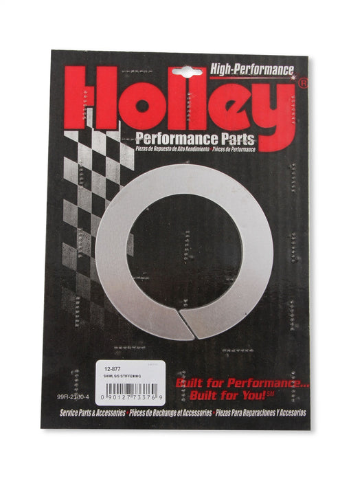 Holley 12-877 Fuel Pump Hanger Shim; Universal; For Polypropylene Tanks Only; S/S Stiffening; - Truck Part Superstore