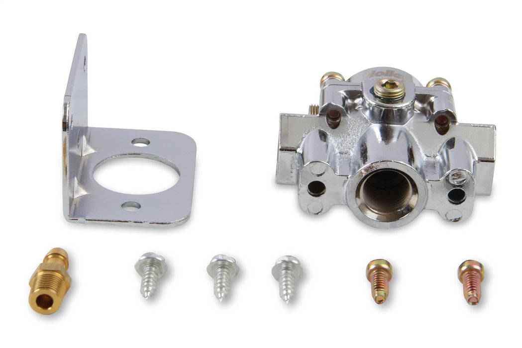 Holley 12-882 EFI By-Pass Regulator; 60 PSI; Chrome; - Truck Part Superstore