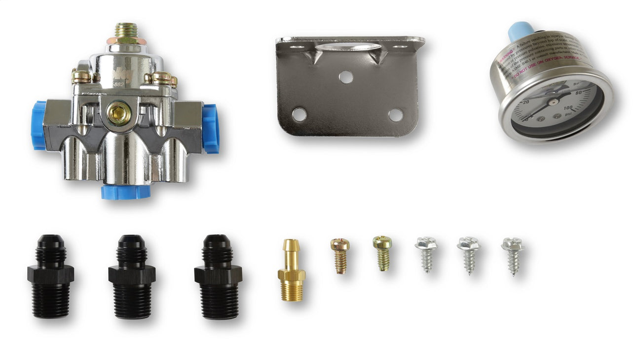 Holley 12-881KIT Die Cast By-Pass Fuel Pressure Regulator Kit - Truck Part Superstore