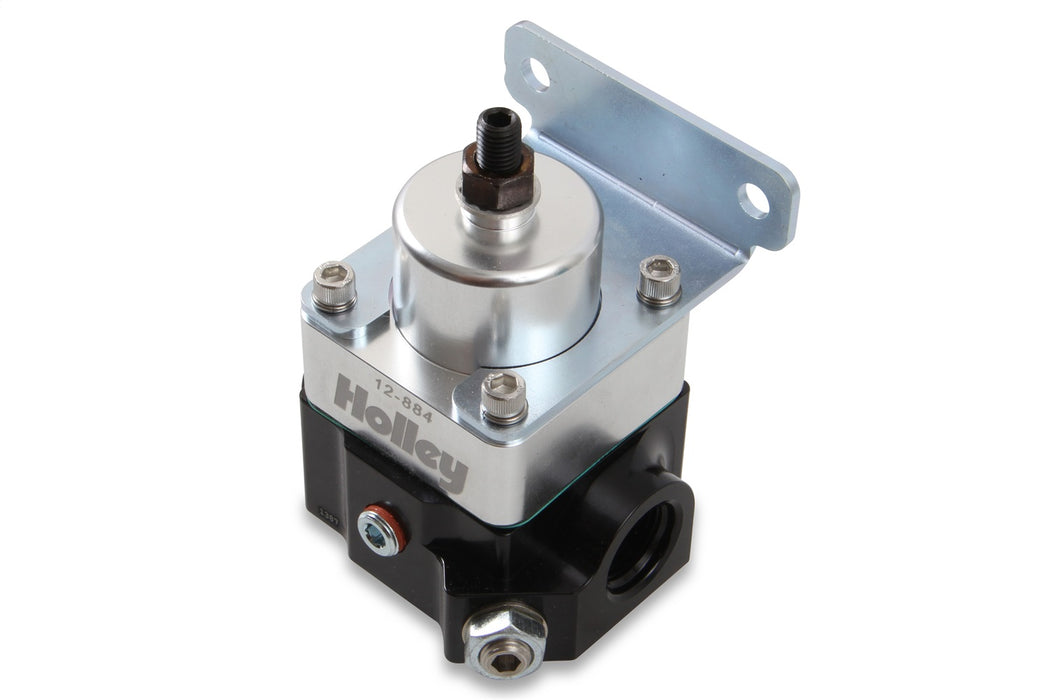 Holley 12-884 Carburetor Regulator; 2-Port; VR Series; 8AN; Double Adj [4-9 PSI]; - Truck Part Superstore