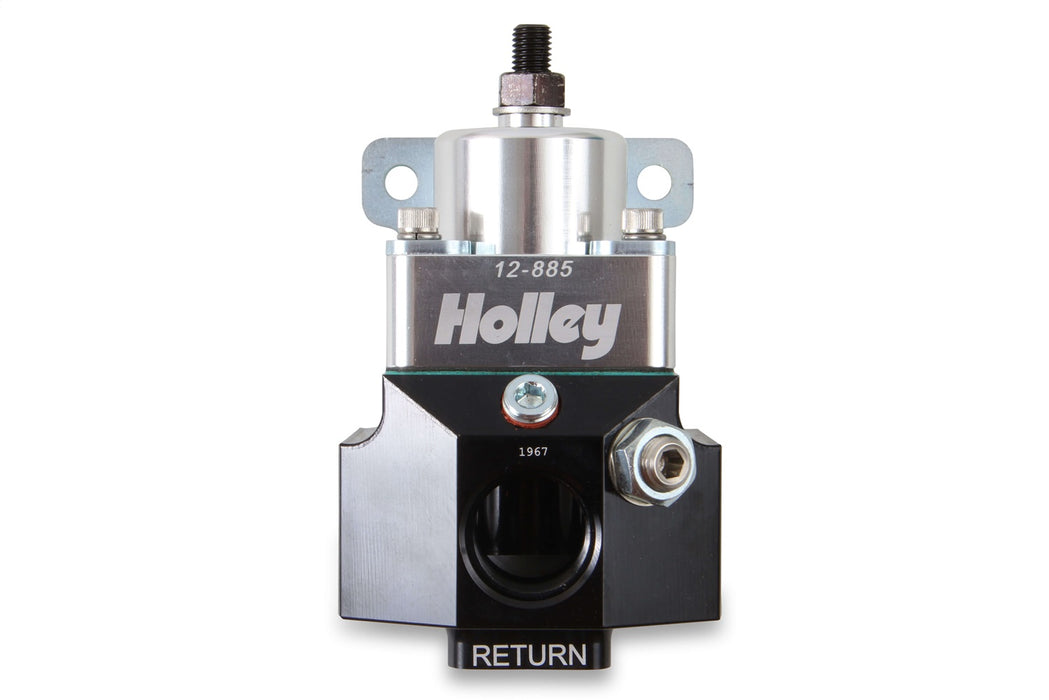 Holley 12-885 Carburetor Regulator; 4-Port; VR Series; 8AN; Double Adj [4-9 PSI]; - Truck Part Superstore