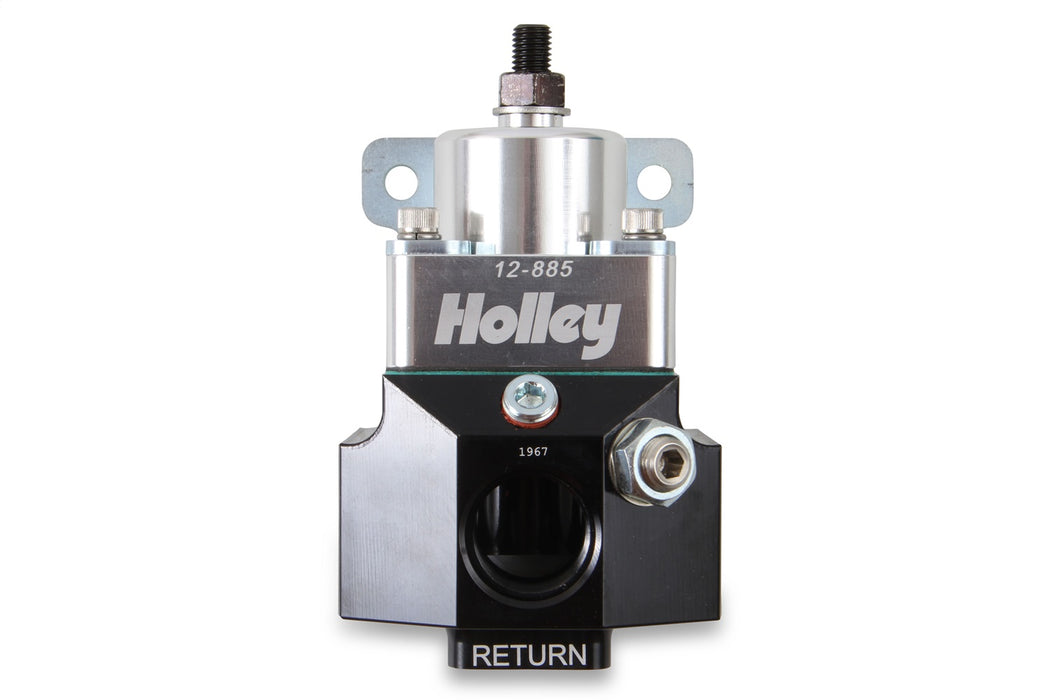 Holley 12-885 Carburetor Regulator; 4-Port; VR Series; 8AN; Double Adj [4-9 PSI]; - Truck Part Superstore