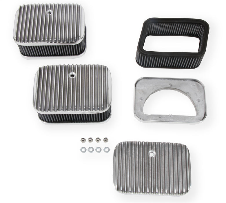 Holley 120-105 3x2 Air Cleaners/Filters; Air Cleaner Assembly For Tri-Power Carburetor System; - Truck Part Superstore