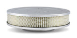 Holley 120-145 Chrome Round Air Cleaner; 10 in.; 5 1/8 in. Neck; - Truck Part Superstore