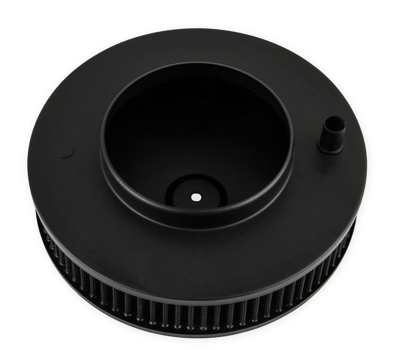 Holley 120-145B Air Cleaner Assembly; Drop Base; 10 x 3 in.; Fits Carbs w/5 1/8 in. Neck; - Truck Part Superstore