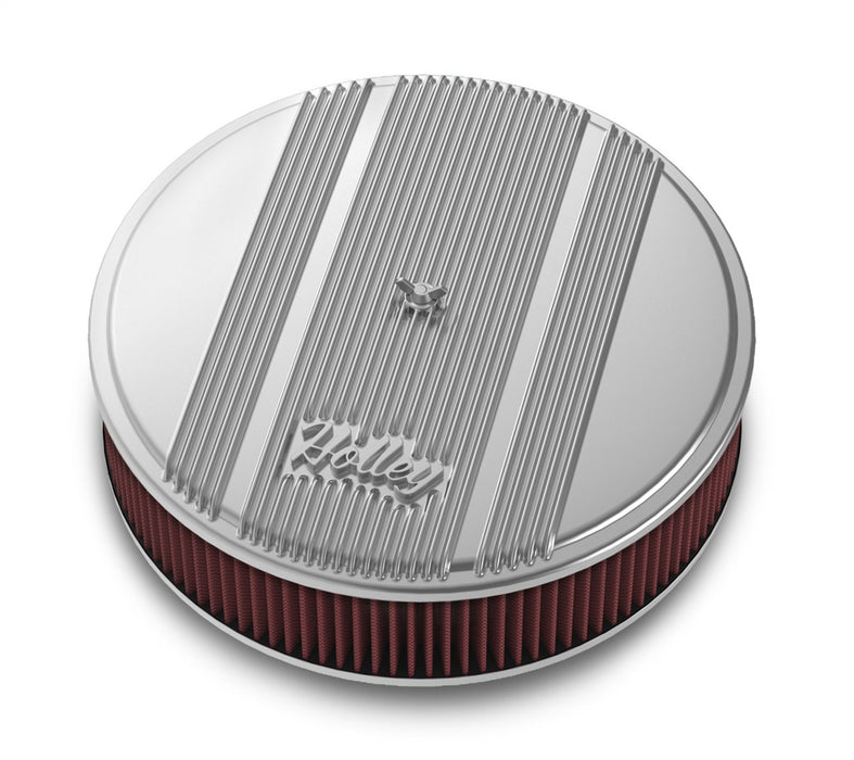 Holley 120-151 Round Finned Air Cleaner - Truck Part Superstore