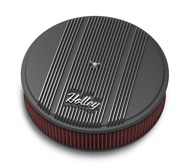 Holley 120-153 Round Finned Air Cleaner - Truck Part Superstore