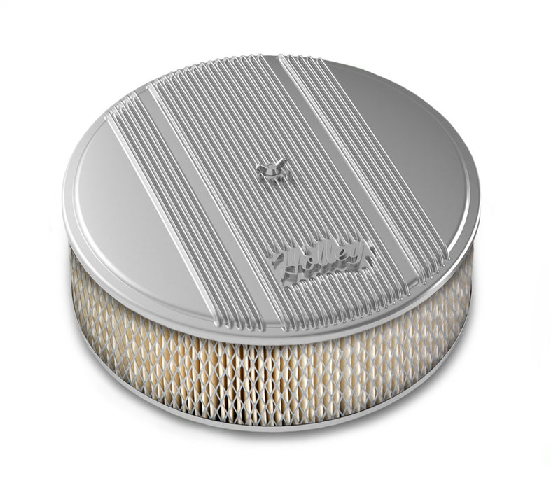 Holley 120-154 Round Finned Air Cleaner - Truck Part Superstore