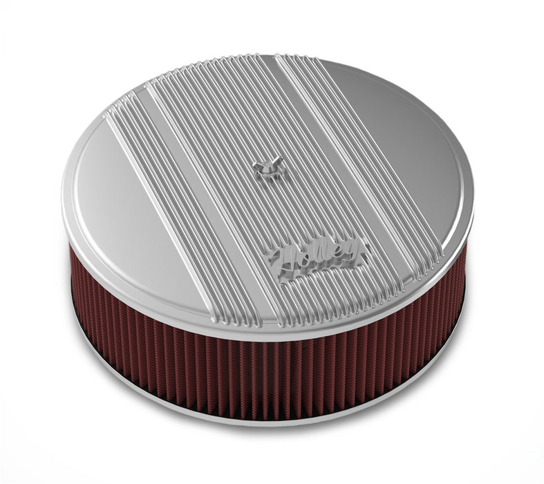 Holley 120-155 Round Finned Air Cleaner - Truck Part Superstore