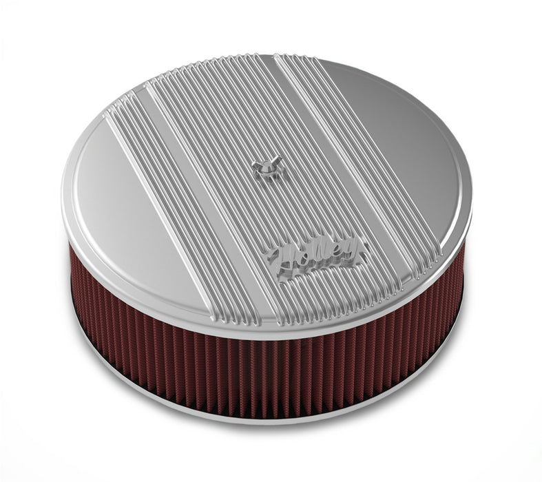 Holley 120-155 Round Finned Air Cleaner - Truck Part Superstore