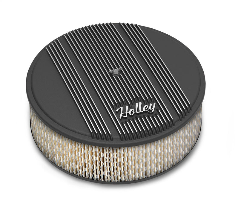 Holley 120-156 Round Finned Air Cleaner - Truck Part Superstore