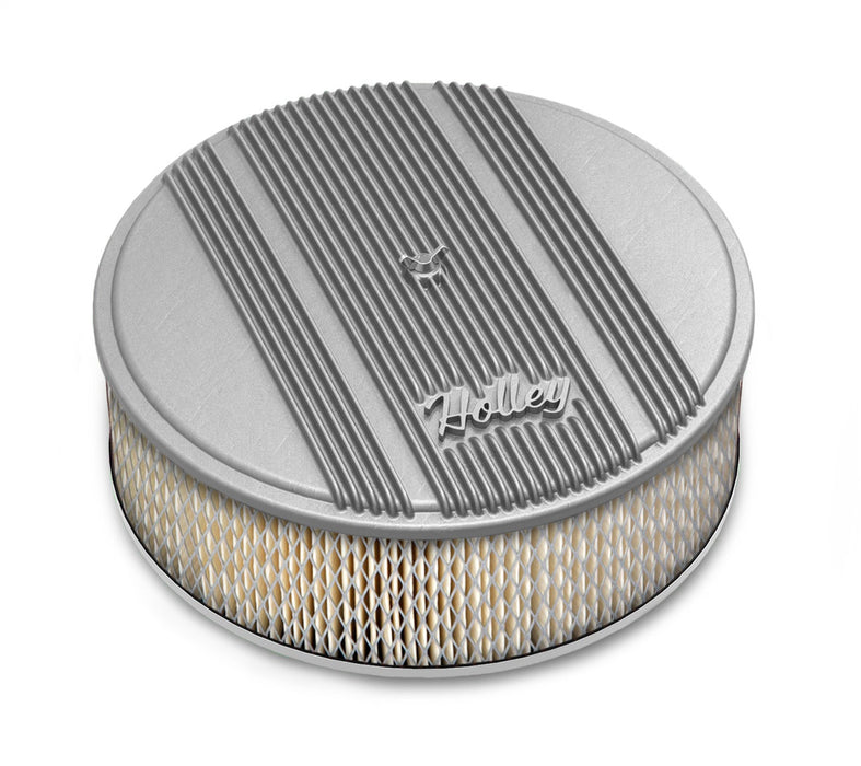 Holley 120-159 Round Finned Air Cleaner - Truck Part Superstore
