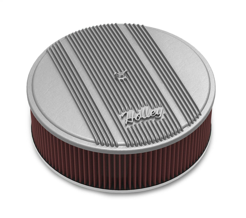 Holley 120-161 Round Finned Air Cleaner - Truck Part Superstore