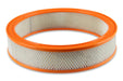 Holley 120-179 Replacement Air Filter; 14 in. x 3 in. Paper Filter w/Orange Rubber Ring; - Truck Part Superstore