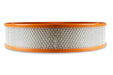 Holley 120-179 Replacement Air Filter; 14 in. x 3 in. Paper Filter w/Orange Rubber Ring; - Truck Part Superstore