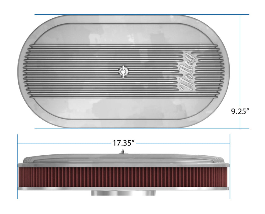 Holley 120-400 Vintage Series Air Cleaner Assembly - Truck Part Superstore