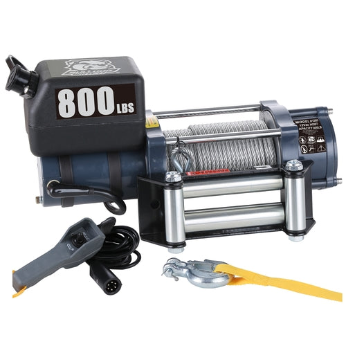 Bulldog Winch 12003 Hoist 800 LB 12vDC Wire Rope Bulldog Winch - Truck Part Superstore