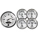 AutoMeter 1200 GAUGE KIT; 5 PC.; 3 3/8in./2 1/16in.; ELEC. SPEEDOMETER; OLD TYME WHITE II - Truck Part Superstore