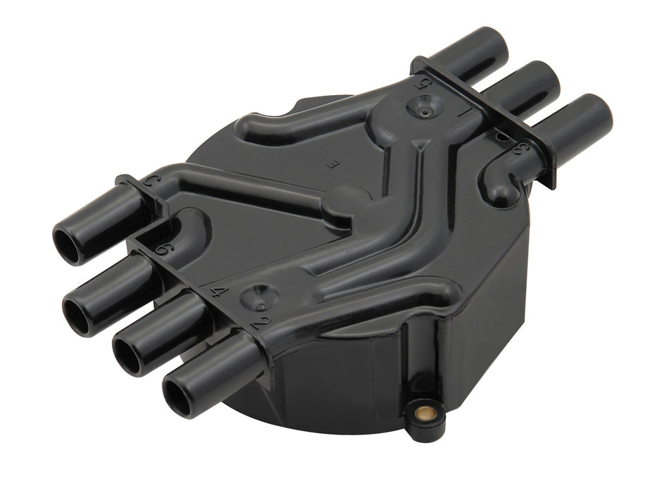 ACCEL 120142 Distributor Cap; Socket Style; Grab; w/Side Tower Distributor; Black; - Truck Part Superstore