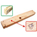 Omix 12021.70 Bumper Wood Fill; Front; w/Ford F Script Mark; - Truck Part Superstore