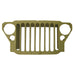 Omix 12021.99 Grille; Stamped; 9 Slot Grille; - Truck Part Superstore