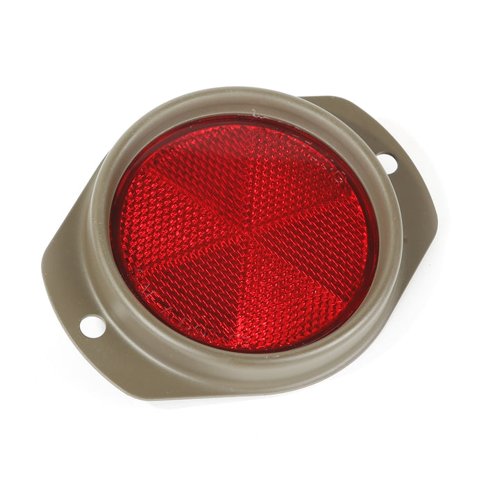 Omix 12022.03 Reflector; Red; Olive Drab; Military Style; - Truck Part Superstore