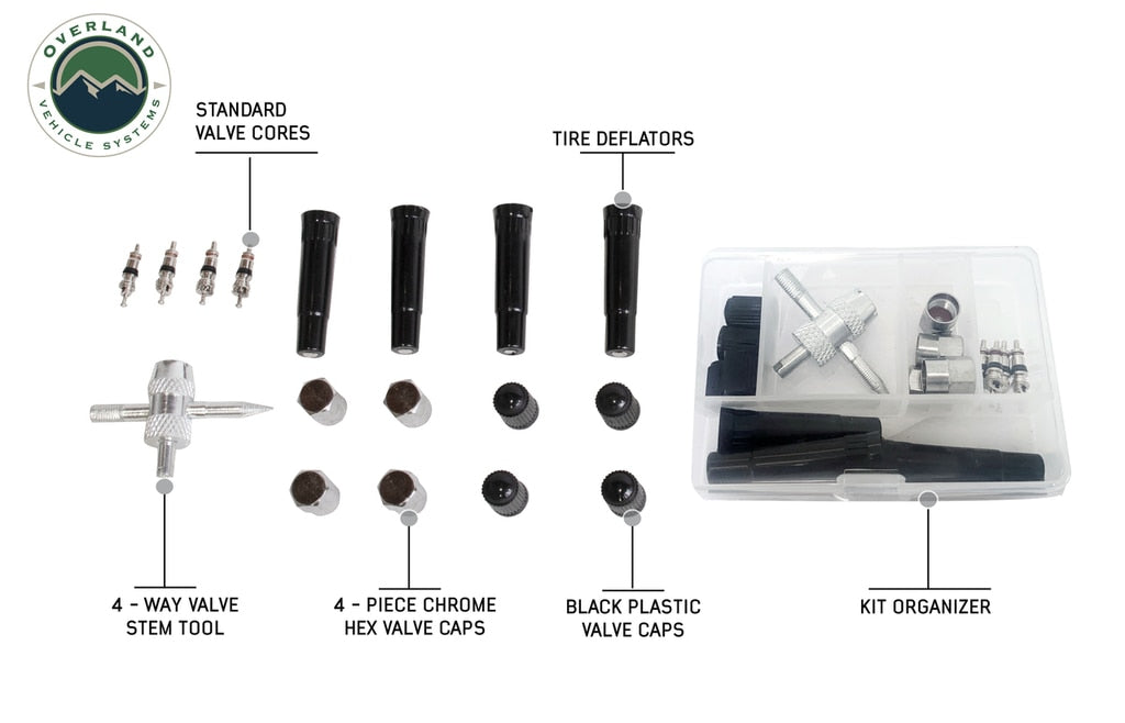 Overland Vehicle Systems 12030001 Tire Plug Repair Kit 53 Piece Off Road Grade Truck, Jeep Off Road, RV, Trailers Overland Vehicle Systems - Truck Part Superstore