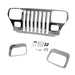 Omix 12033.06 Grille Overlay; Chrome; Mopar Licensed; - Truck Part Superstore