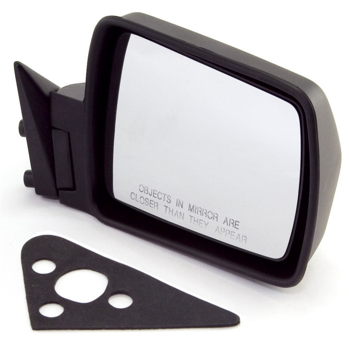 Omix 12035.08 Door Mirror; Right; Manual; Black; Folding; - Truck Part Superstore