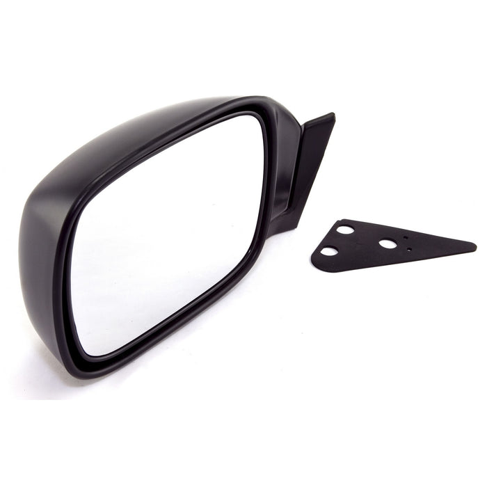 Omix 12035.17 Door Mirror; Left; Power; Black Folding; Features Manual Remote Control; - Truck Part Superstore
