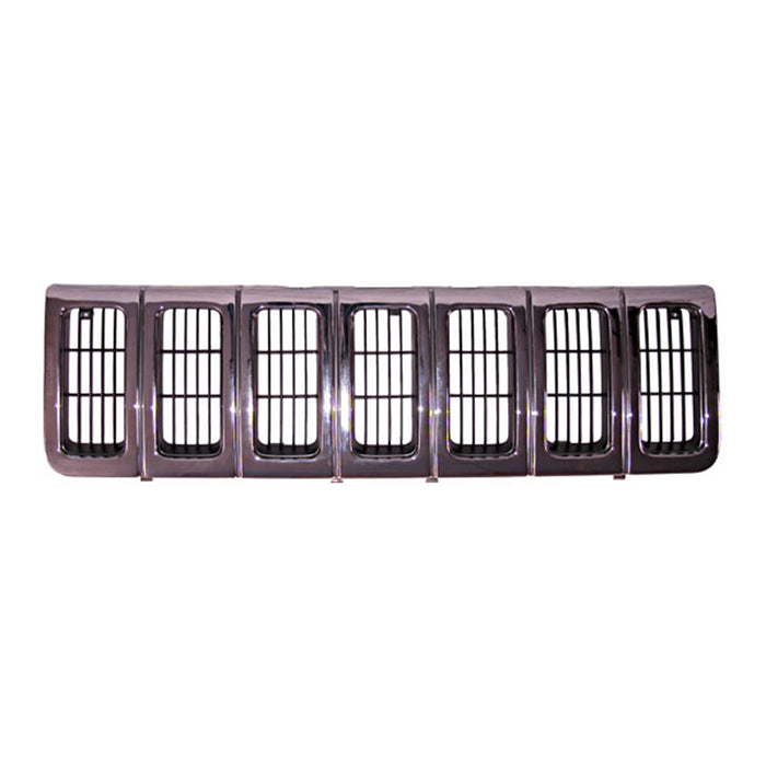 Omix 12037.14 Grille Insert; Chrome; - Truck Part Superstore