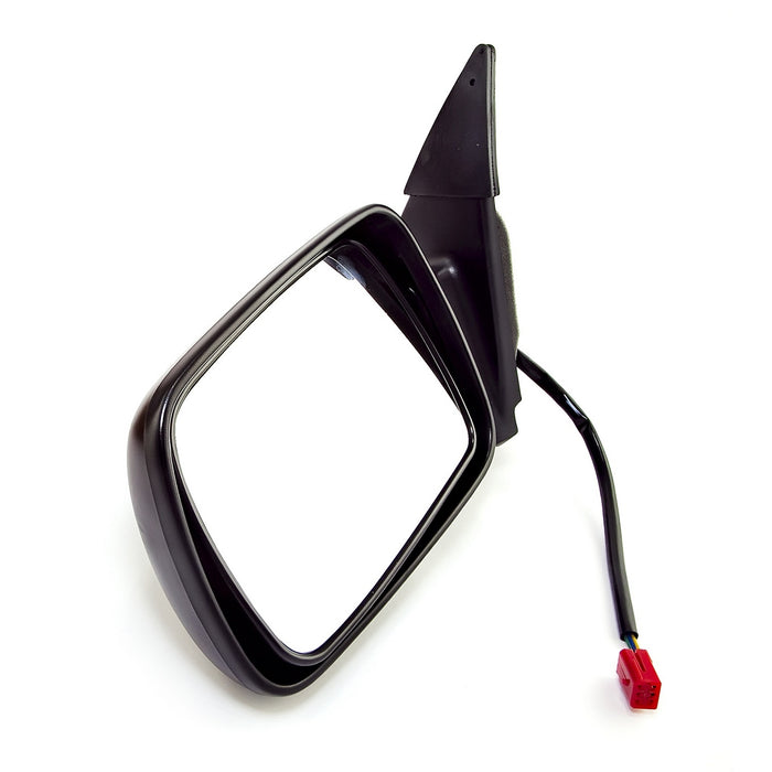 Omix 12037.17 Door Mirror; Left; Remote; Power; Folding; Black; - Truck Part Superstore