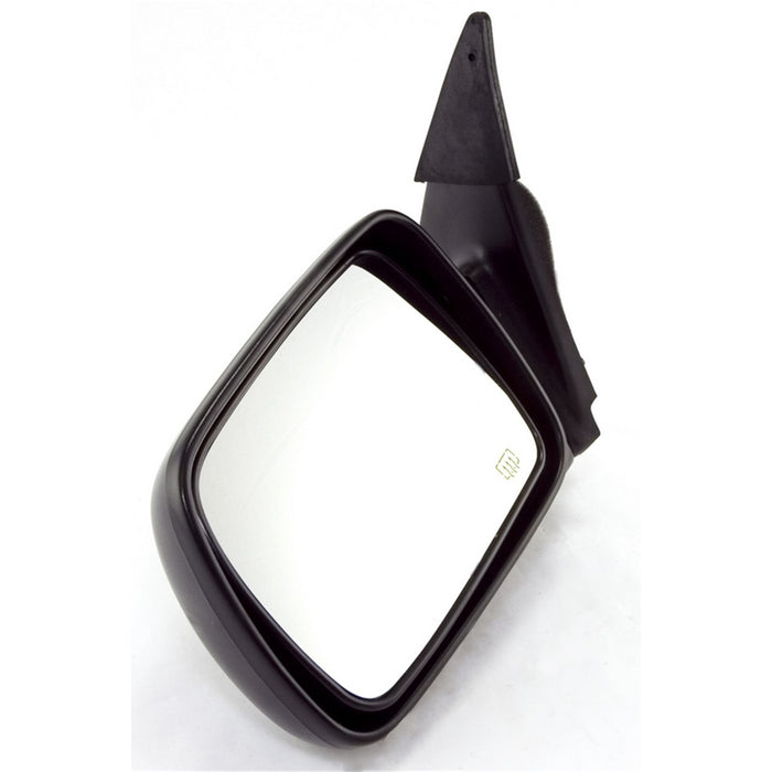 Omix 12037.21 Door Mirror; Left; Remote; Power; Heated; Folding; Black; - Truck Part Superstore