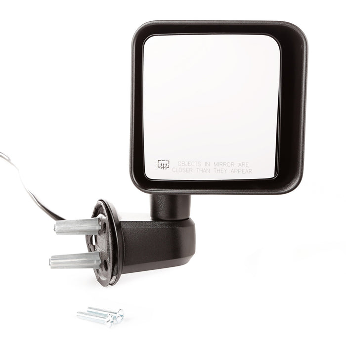 Omix 12039.32 Door Mirror; Right; Power; Heated; Black; - Truck Part Superstore