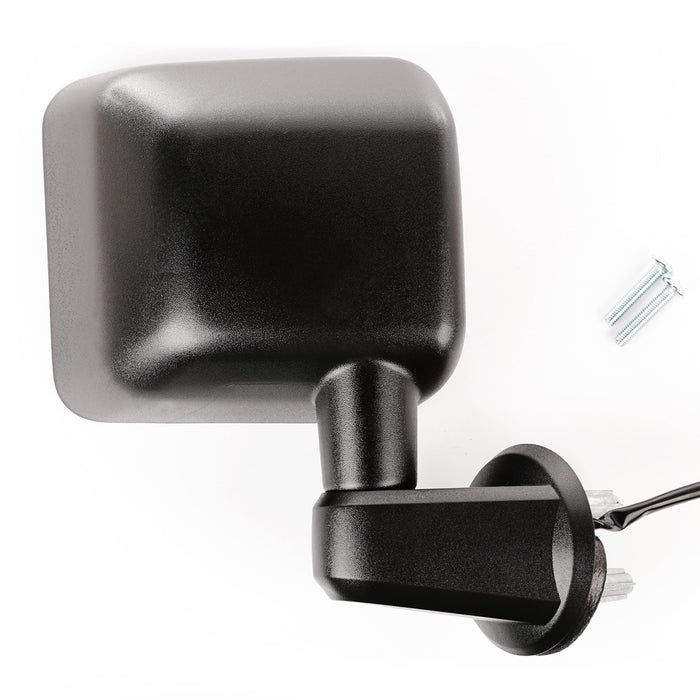 Omix 12039.32 Door Mirror; Right; Power; Heated; Black; - Truck Part Superstore
