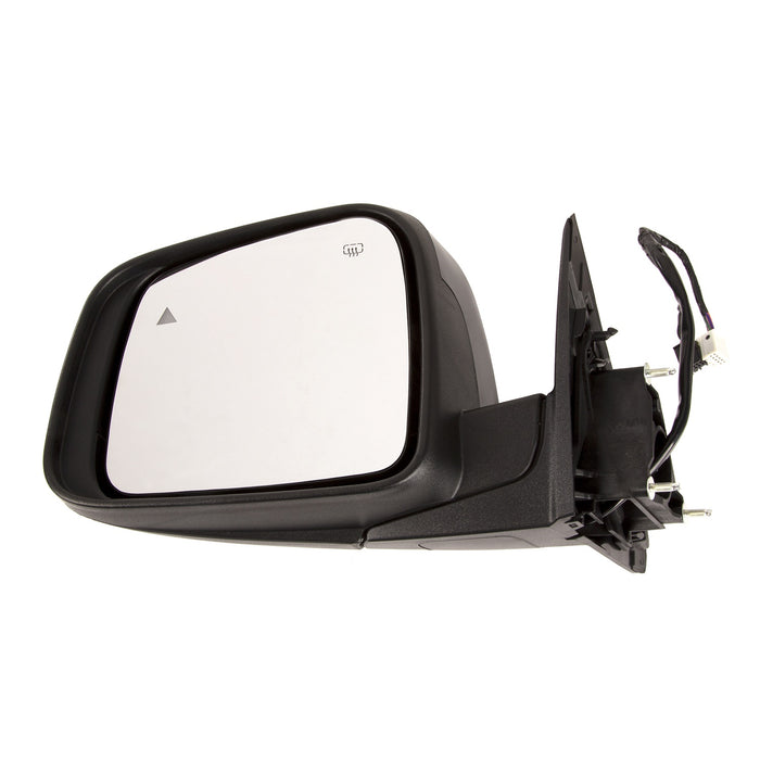 Omix 12039.37 Door Mirror; Left; Power; Heat; Memory; w/Signal; Black Smoke; - Truck Part Superstore