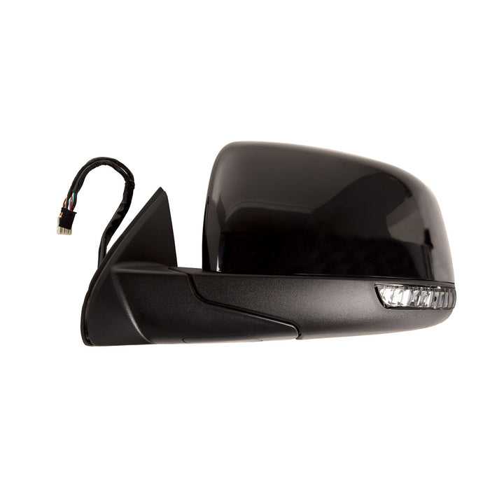 Omix 12039.37 Door Mirror; Left; Power; Heat; Memory; w/Signal; Black Smoke; - Truck Part Superstore