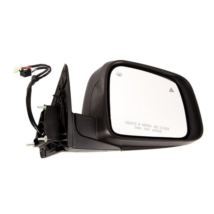 Omix 12039.38 Door Mirror; Right; Power; Heat; Memory; w/Signal; Black Smoke; - Truck Part Superstore