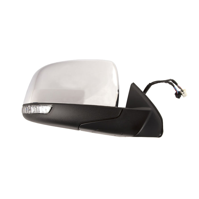 Omix 12039.40 Door Mirror; Right; Power; Heat; Signal; Black Smoke w/Chrome; - Truck Part Superstore