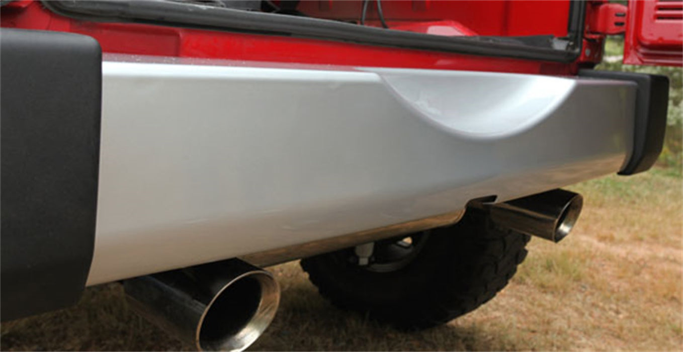Omix 12040.09 Rear Bumper Applique; Silver; - Truck Part Superstore
