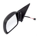 Omix 12042.13 Door Mirror; Left; Power; Folding; Black; - Truck Part Superstore